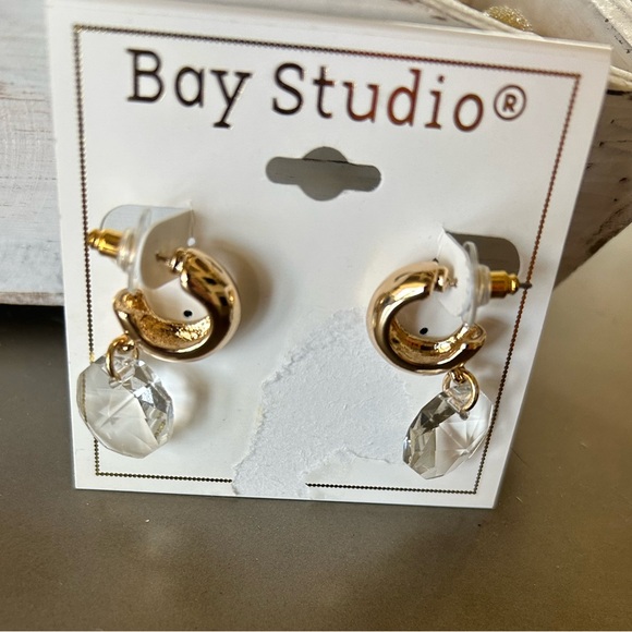NWT! Napier and Bay Studio Women’s 4 Pairs Pierced Earrings - Picture 5 of 6